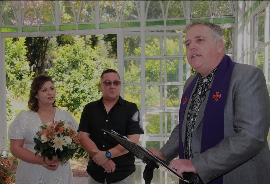 Wedding ceremony by Dr. Gerrit Rademeyer in Hondeklipbaai